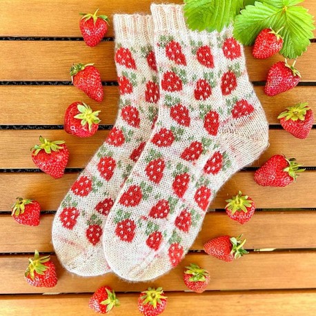 Berry Special Socks Stone Knits