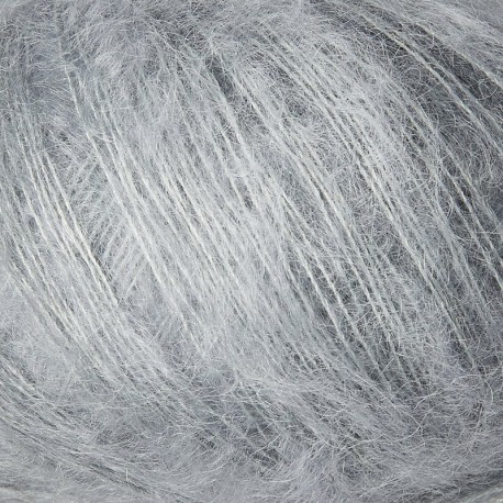 Knitting for Olive Soft Silk Mohair Soft Blue Detail