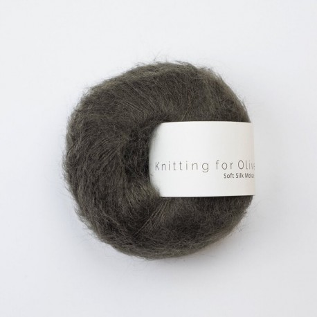 Knitting for Olive Soft Silk Mohair Brown Bear
