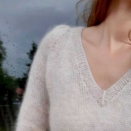 Refined Knitwear Casia Sweater V-Neck Strickset