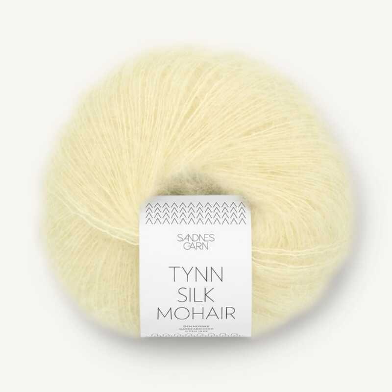 Sandnes Tynn Silk Mohair Lys Gul 2101