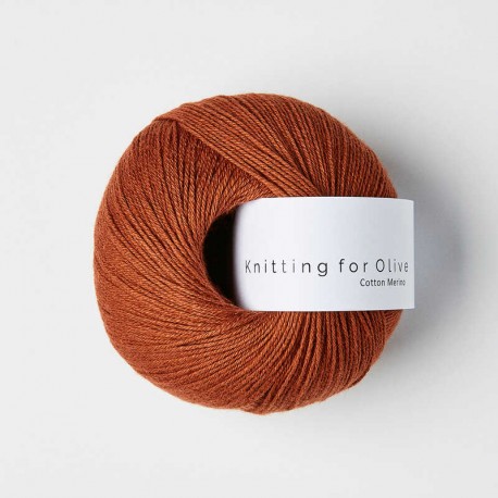 Knitting for Olive Cotton Merino Rust