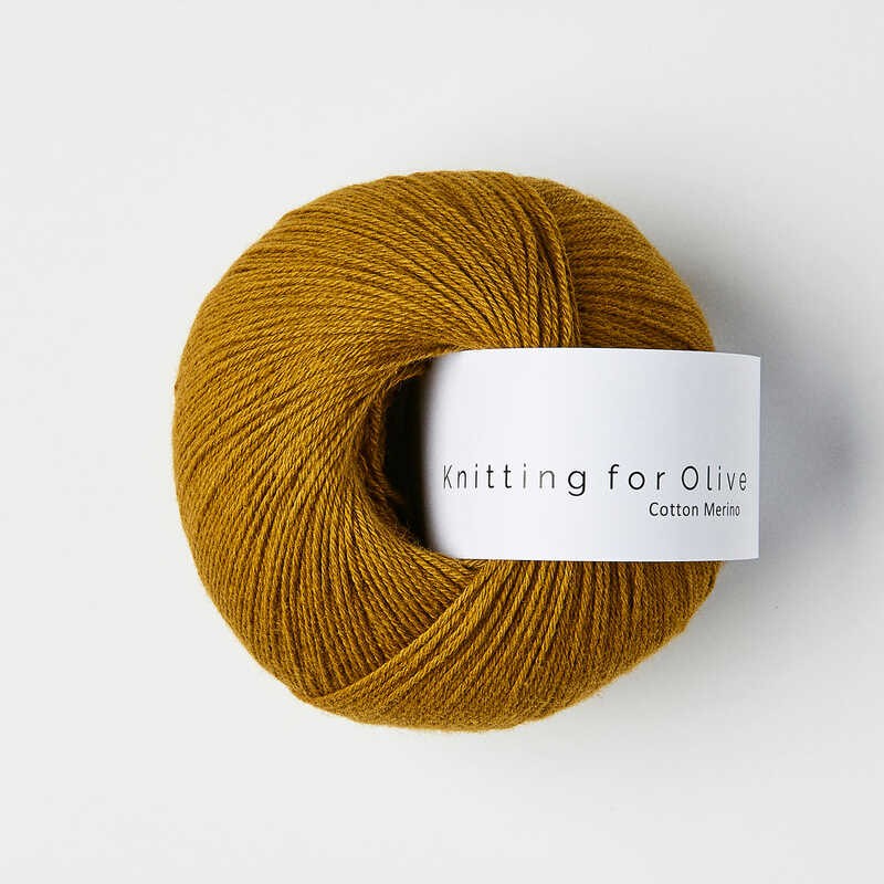 Knitting for Olive Cotton Merino Dark Ocher