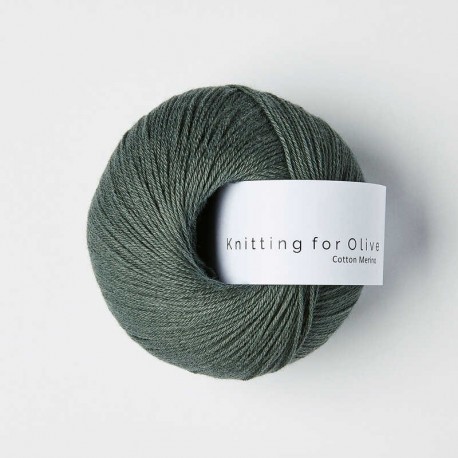Knitting for Olive Cotton Merino Dark Sea Green