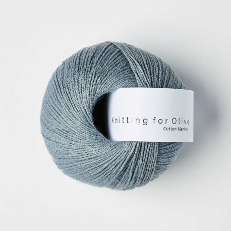 Knitting for Olive Cotton Merino Elephant Blue