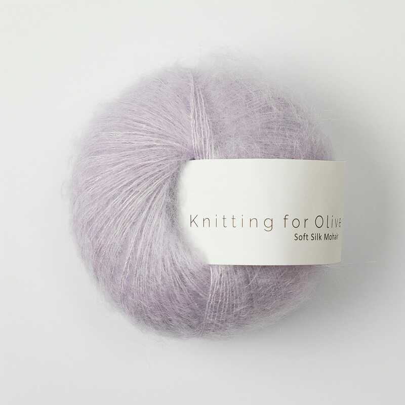 Knitting for Olive Soft Silk Mohair Unicorn Purple