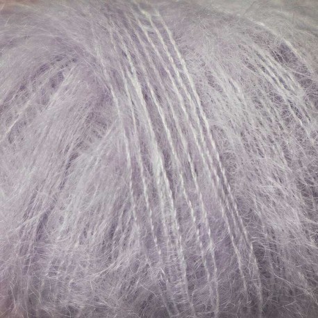 Knitting for Olive Soft Silk Mohair Unicorn Purple Detail
