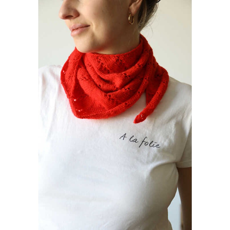 Sierra Scarf st.effie studio Strickanleitung und Wolle