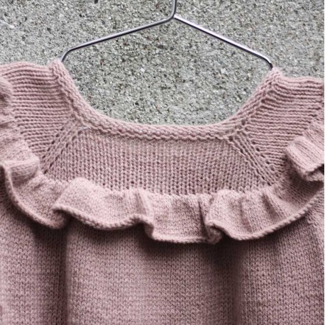 Knitting for Olive Ruffle Romper Strickanleitung und Wolle