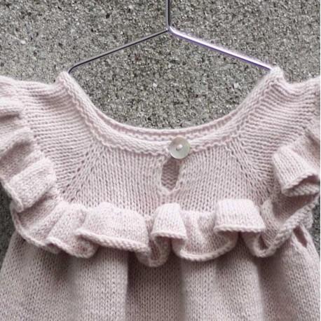 Knitting for Olive Ruffle Dress Strickanleitung und Wolle