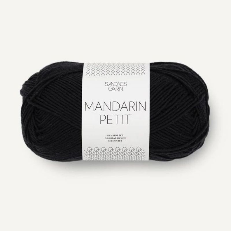 Sandnes Mandarin Petit Svart 1099