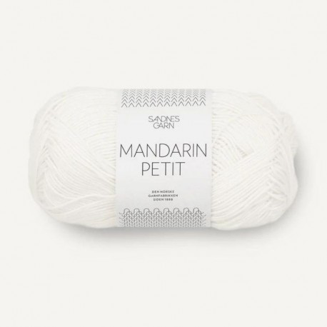 Sandnes Mandarin Petit Hvit 1002
