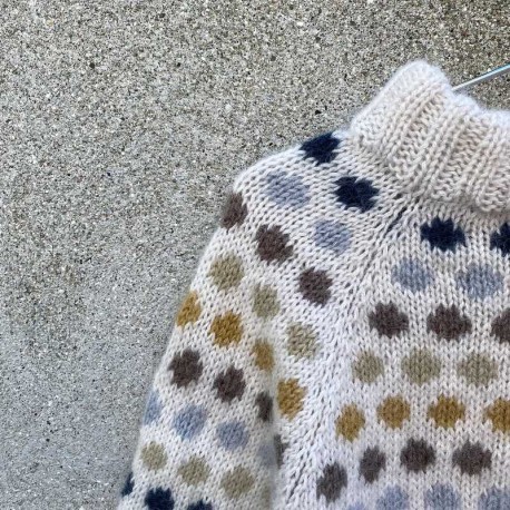 Knitting for Olive Dot Sweater Kids Strickset