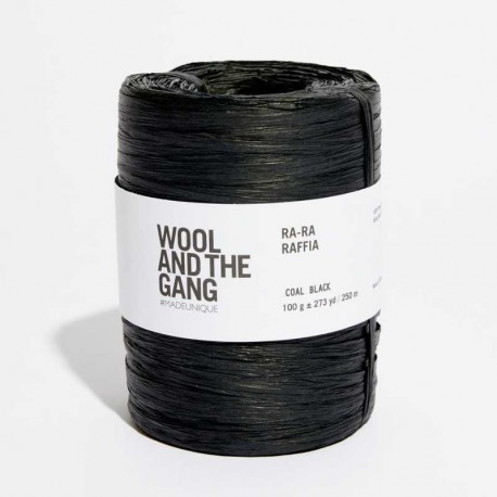 Wool and the Gang Ra-Ra-Raffia Coal Black