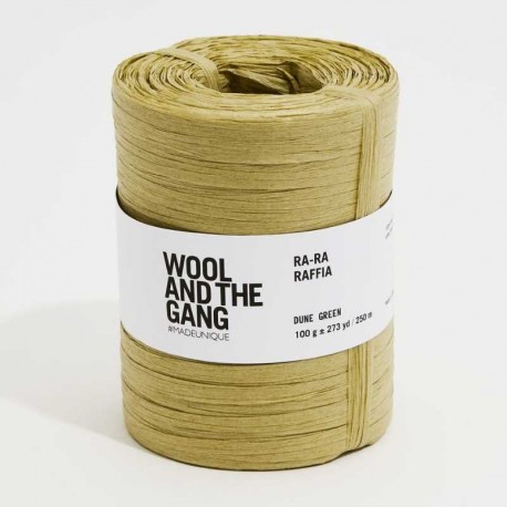 Wool and the Gang Ra-Ra-Raffia Dune Green