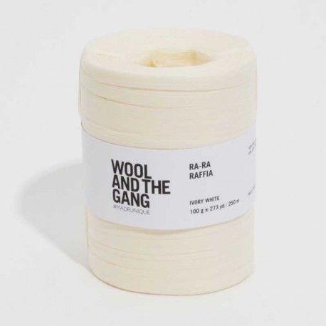 Wool and the Gang Ra-Ra-Raffia Ivory White