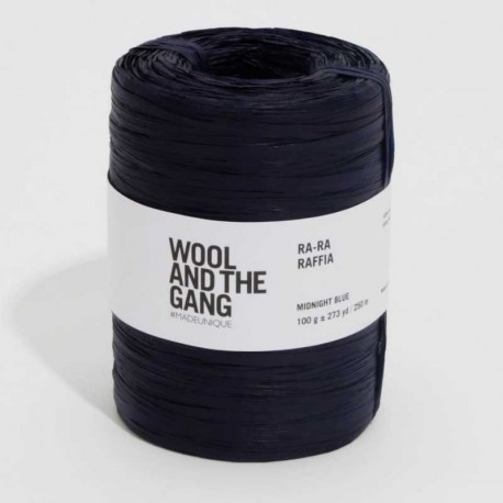 Wool and the Gang Ra-Ra-Raffia Midnight Blue
