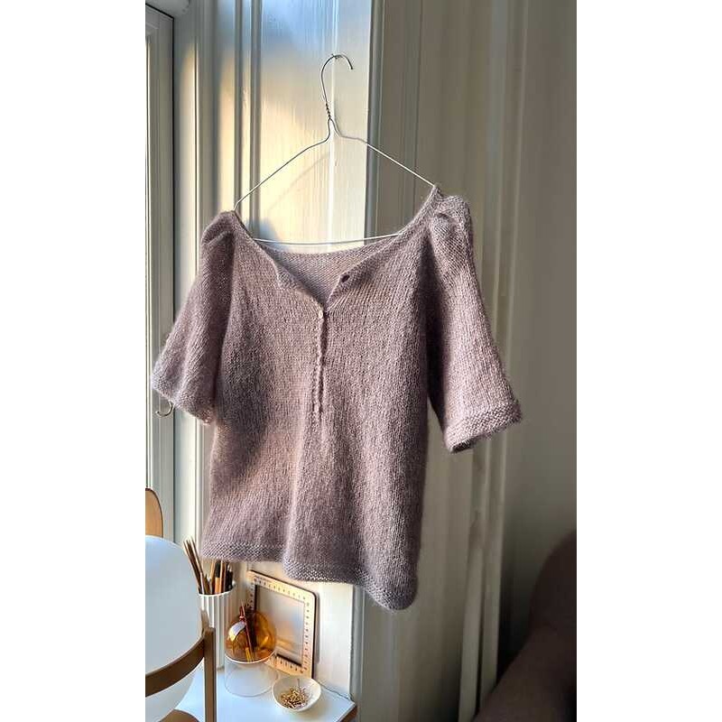 Refined Knitwear Casia Tee Placket Wollpaket