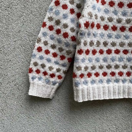 Knitting for Olive Dot Sweater Baby Strickset