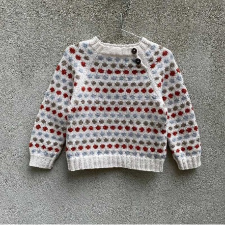 Knitting for Olive Dot Sweater Baby Strickset