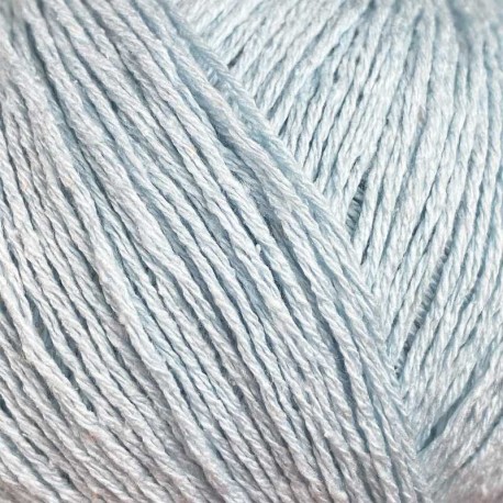 Knitting for Olive Pure Silk Ice Blue Detail