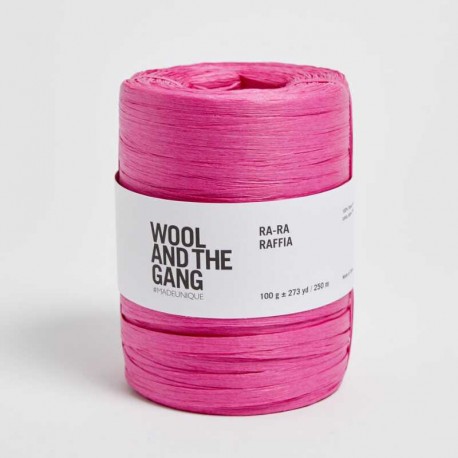 Wool and the Gang  Ra-Ra Raffia Hot Pink