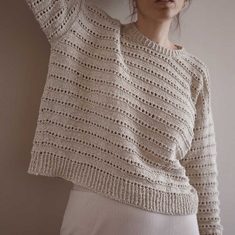 Gregoria Fibers Ingrid Summer Sweater Wollpaket