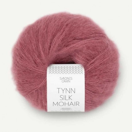 Sandnes Tynn Silk Mohair Mork Gammelrosa 4244