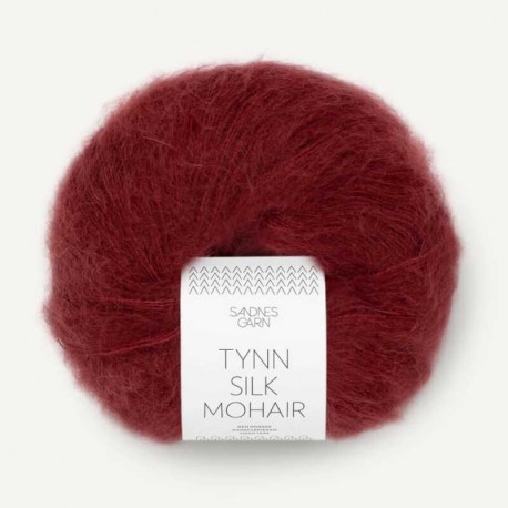 Sandnes Tynn Silk Mohair Dyp Vinrod 4054