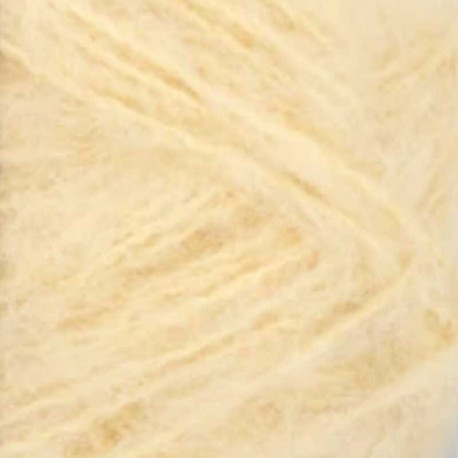 Sandnes Borstet Alpakka Lys Gul 2112 Detail