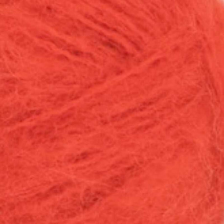 Sandnes Borstet Alpakka Spicy Orange 3819 Detail