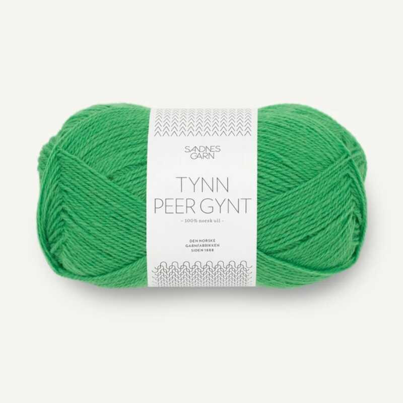 Sandnes Tynn Peer Gynt Jelly Bean Green 8236
