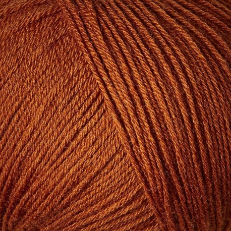 Knitting for Olive Merino Burnt Orange Detail
