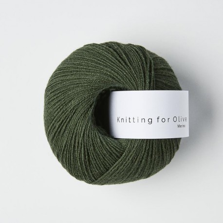 Knitting for Olive Merino Bottle Green