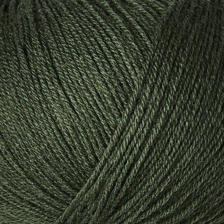 Knitting for Olive Merino Bottle Green Detail