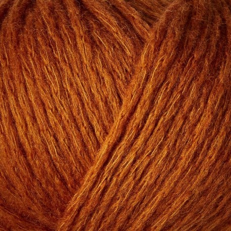 Knitting for Olive Double Soft Merino Burnt Orange Detail