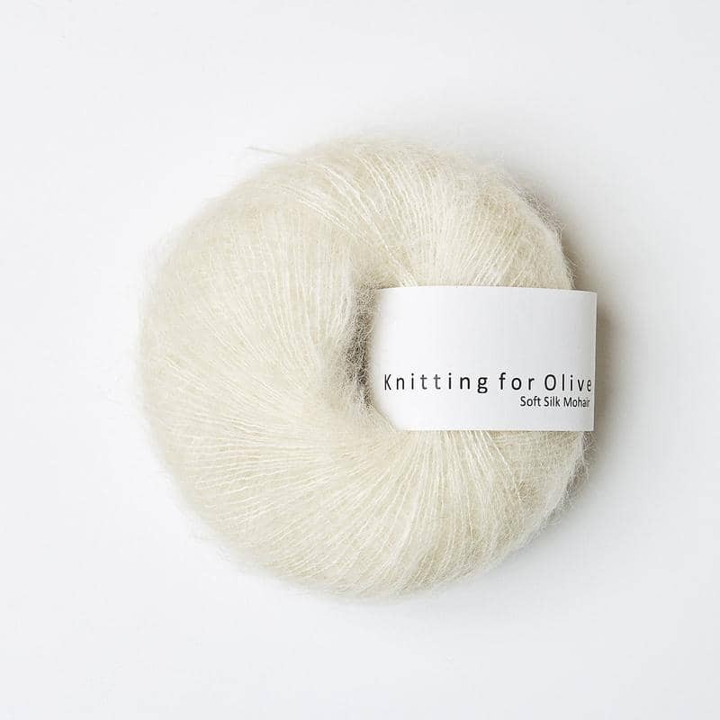 Knitting for Olive Soft Silk Mohair Off-white
