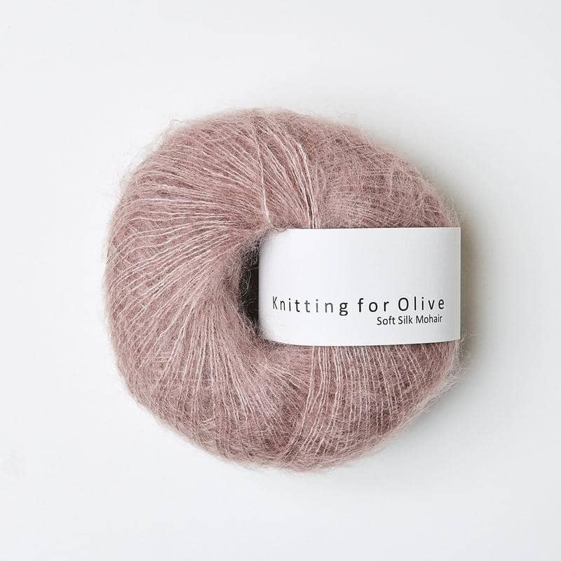 Knitting for Olive Soft Silk Mohair Dusty Rose