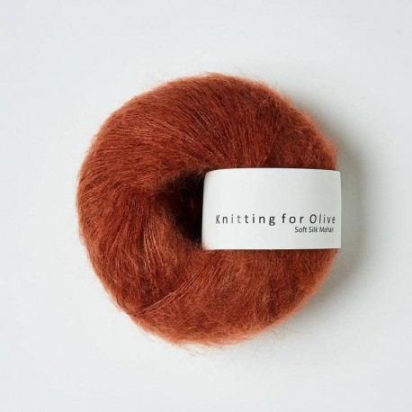Knitting for Olive Soft Silk Mohair Dusty Robin