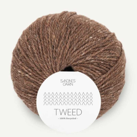Sandnes Tweed Recycled  Brun 3185