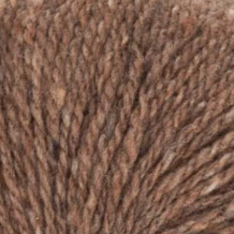 Sandnes Tweed Recycled  Brun 3185 Detail