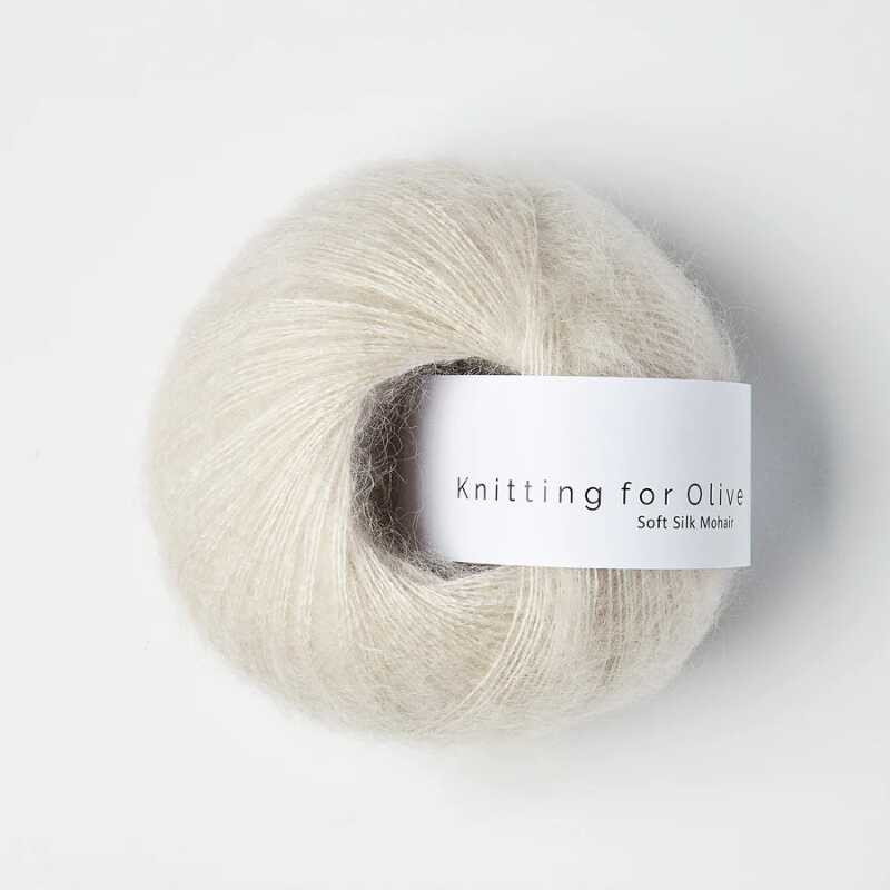 Knitting for Olive Soft Silk Mohair Putty