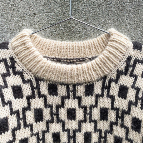 Knitting for Olive Mosaik Sweater Strickset
