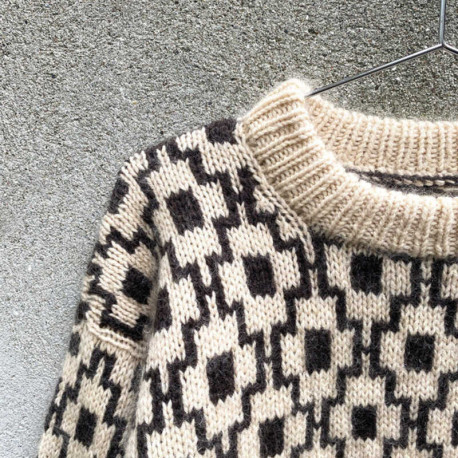Knitting for Olive Mosaik Sweater Strickset
