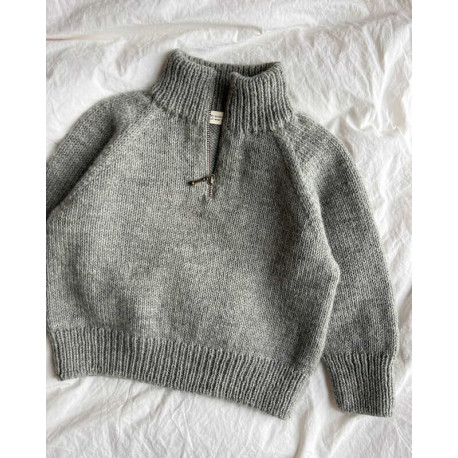 Petite Knit Zipper Sweater Light Junior Wollpaket