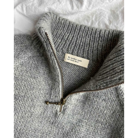 Petite Knit Zipper Sweater Light Junior Wollpaket