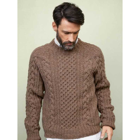 Sandnes 2214 3  Wilbur Pullover Herren Strickset