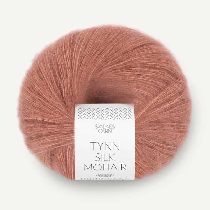 Sandnes Tynn Silk Mohair Stovet Plommerosa 3553 Preorder