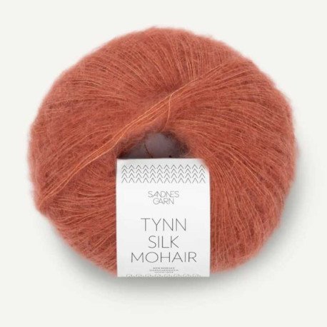 Sandnes Tynn Silk Mohair Lys Kobberbrun 3535