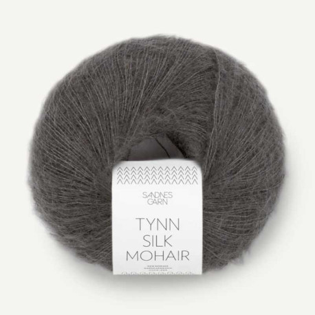 Sandnes Tynn Silk Mohair Bristol Black 3800